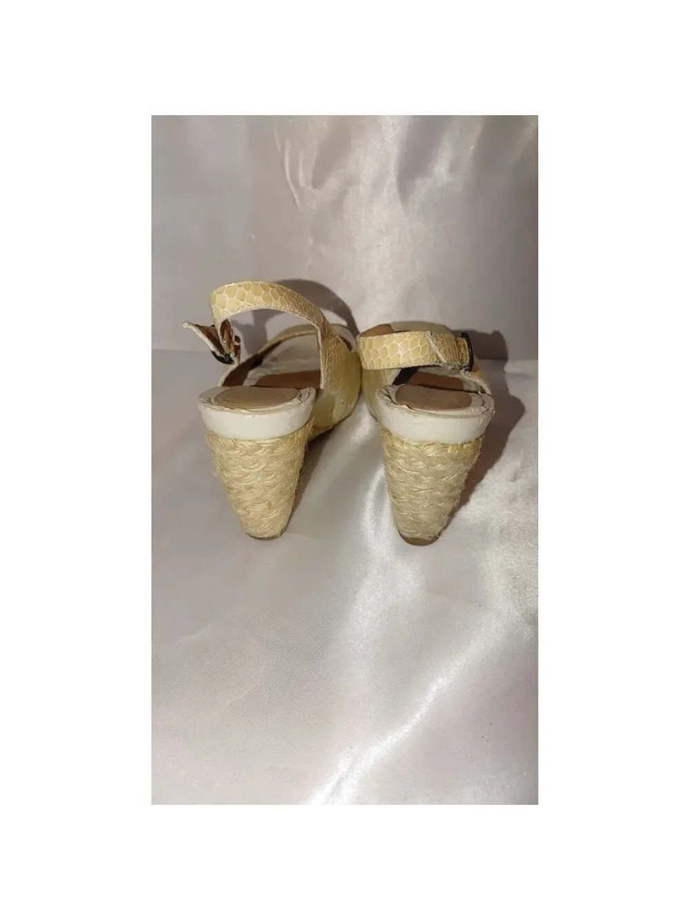 Nurture by Lamaze Luna Wedge Peep Toe Espadrilles Size 9.5M